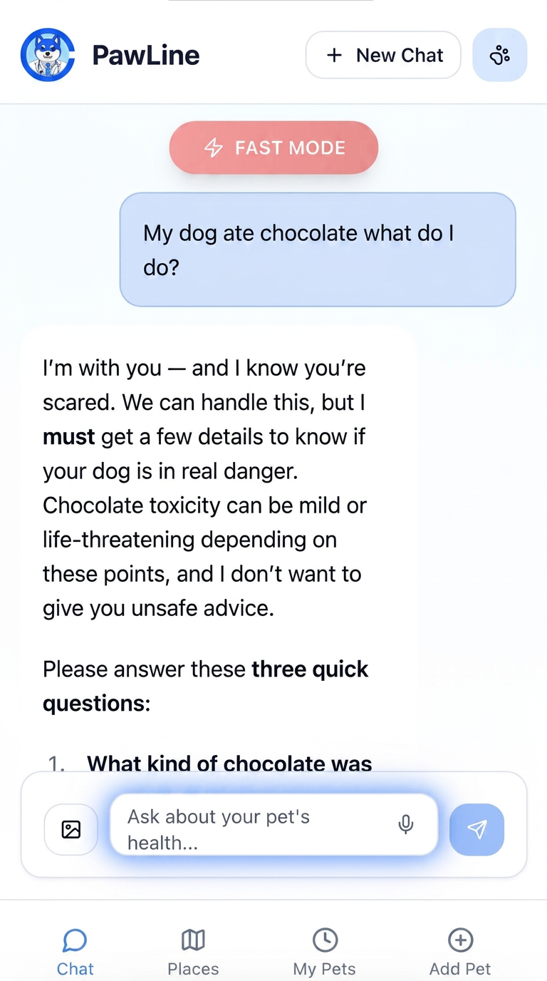 PawLine live demo